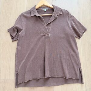 James Perse
Slub polo top